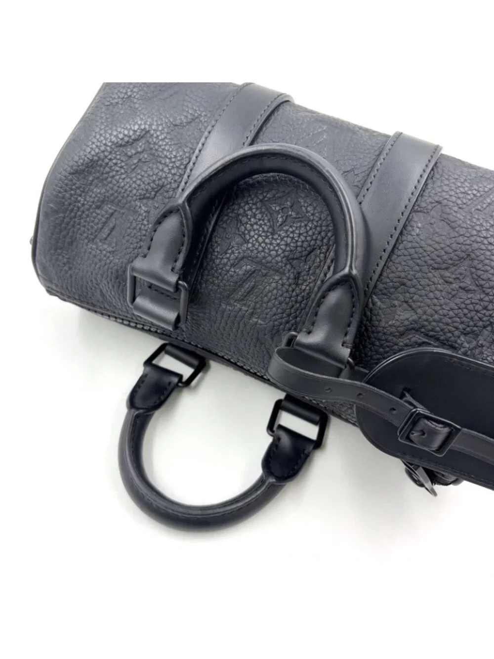 Louis Vuitton Keepall Bandouliere 25 Monogram Taurillon Leather Black Shoulder
